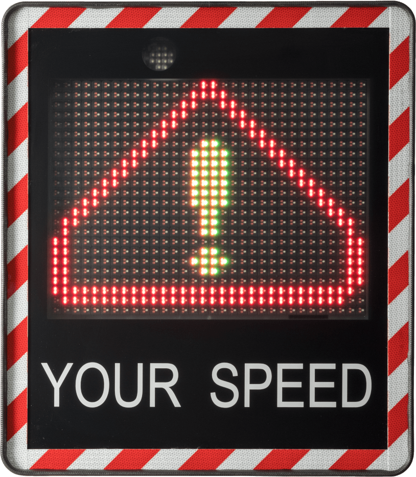 LED warning sign